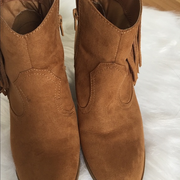 Express Booties Block Heels - Picture 2 of 6